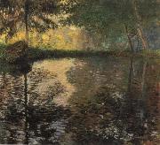 Claude Monet The Pond at Montgeron oil painting artist